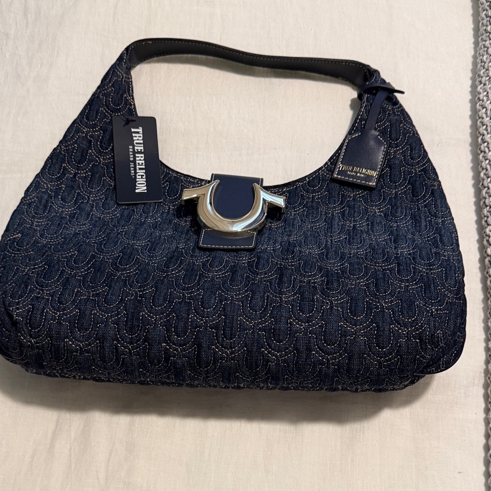 True Religion Dark Blue Shoulder Bag